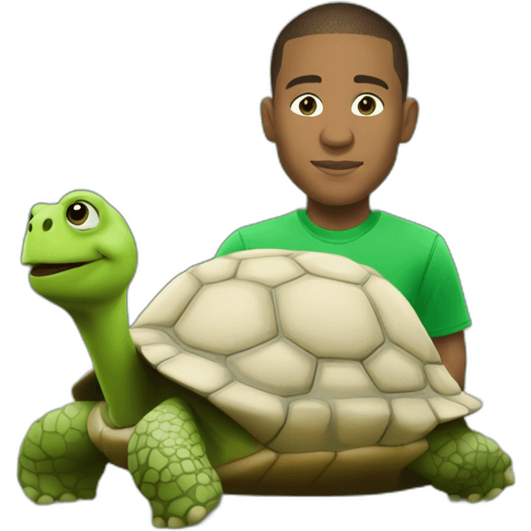 Mbappé en tortue emoji