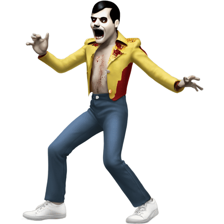 freddie mercury zombie dancing emoji