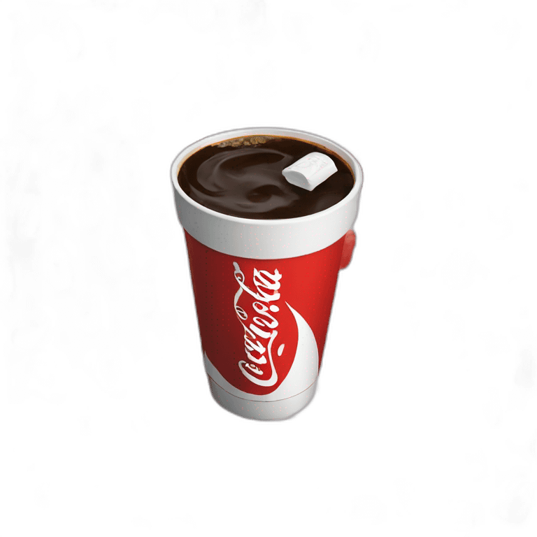 coca cola in movie cup emoji