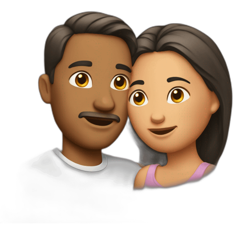 Couple qui s’embrasse emoji