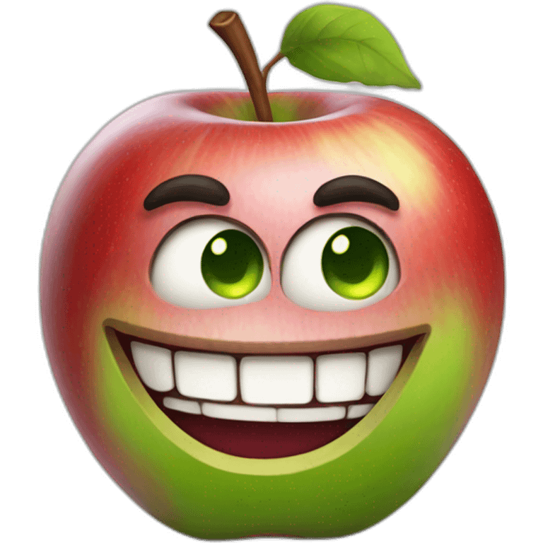 trollface apple artstyle emoji