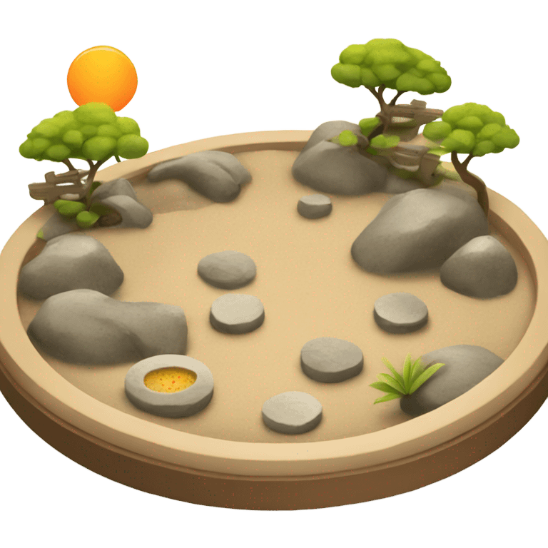 Zen garden emoji