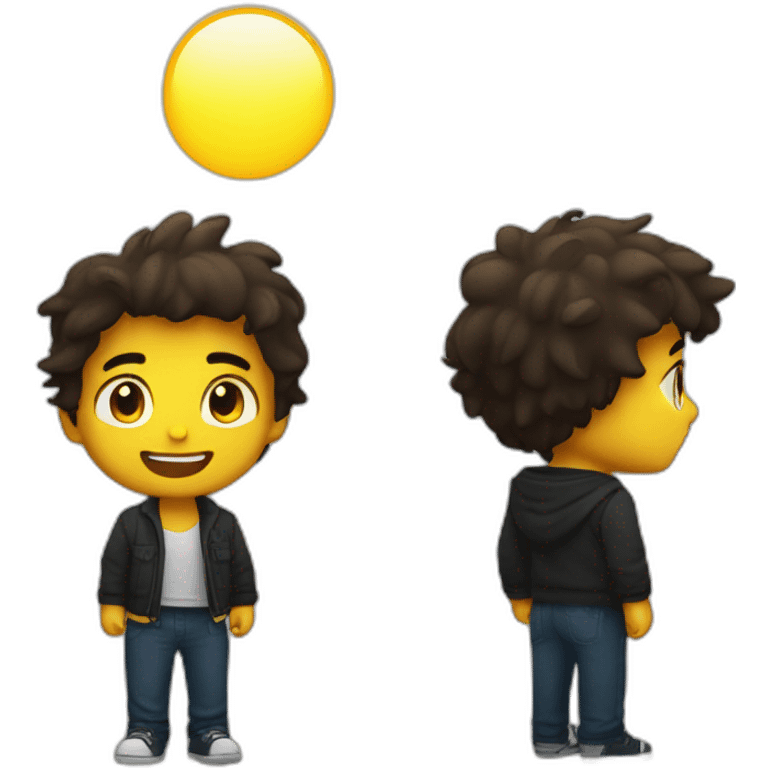 En las sombras una luz me ilumina emoji