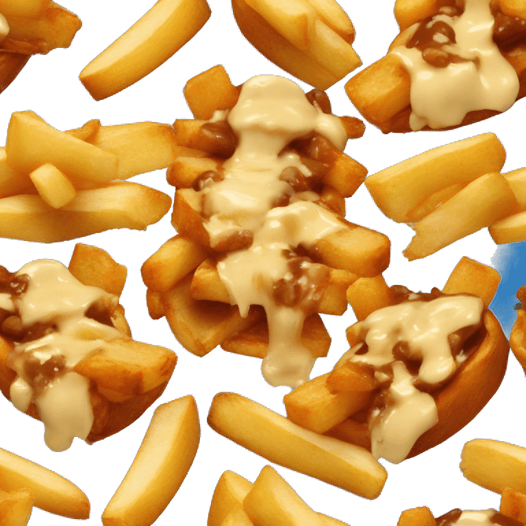 Poutine qui mange une poutine  emoji