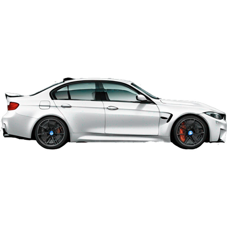 BMW m3 competition black car  emoji