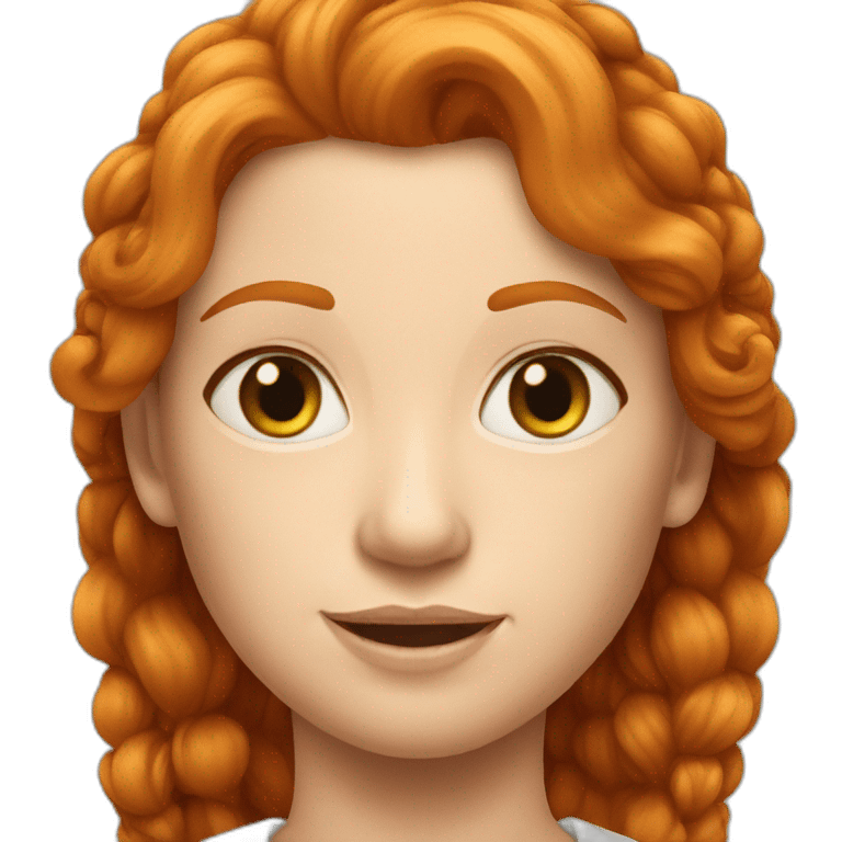 Ginger queen emoji