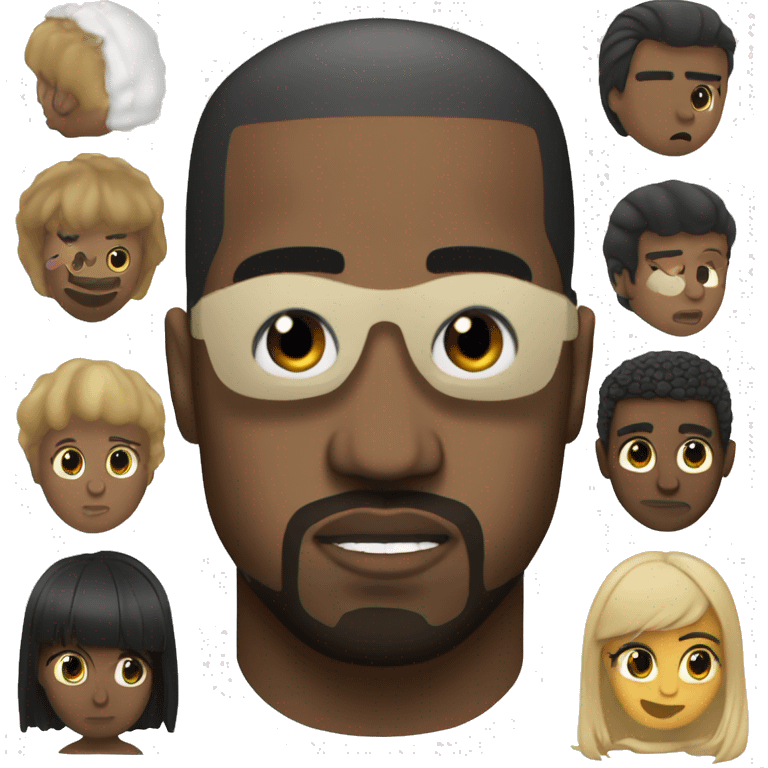 Create an emoji based on Kanye west invuktu emoji