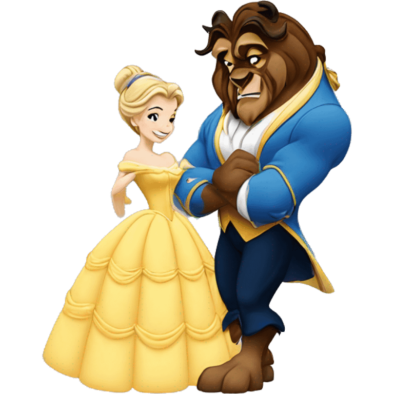 Beauty and the Beast and Cinderella  emoji