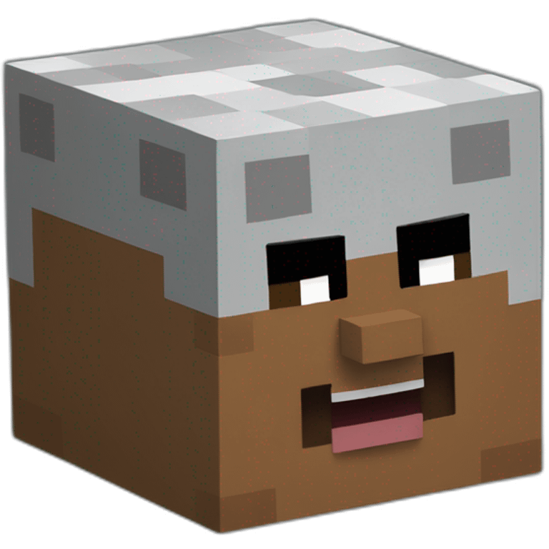 Cubo de minecraft emoji