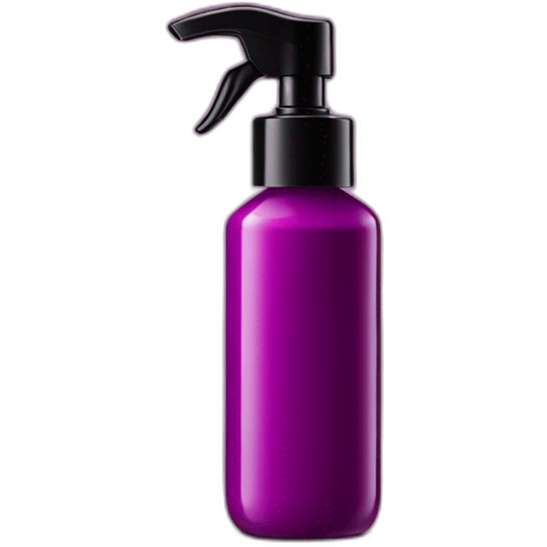 Dark magenta tall lotion bottle black slim nozzle no logo emoji