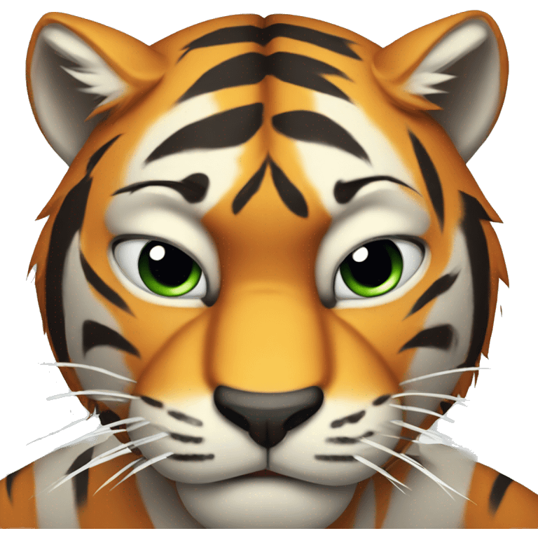 angry tiger emoji