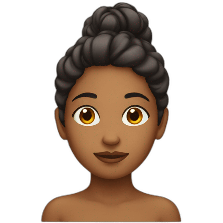 brown girl hand on her head emoji