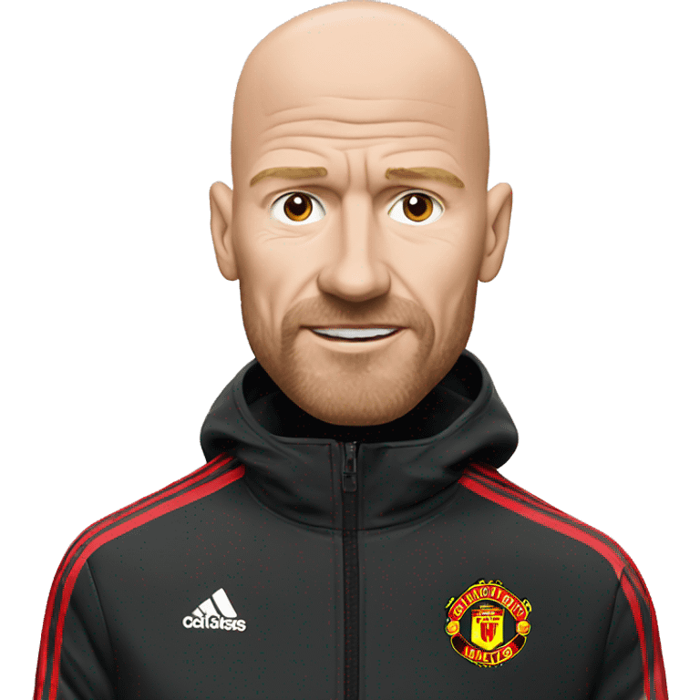 Erik Ten Hag in a man united jacket emoji