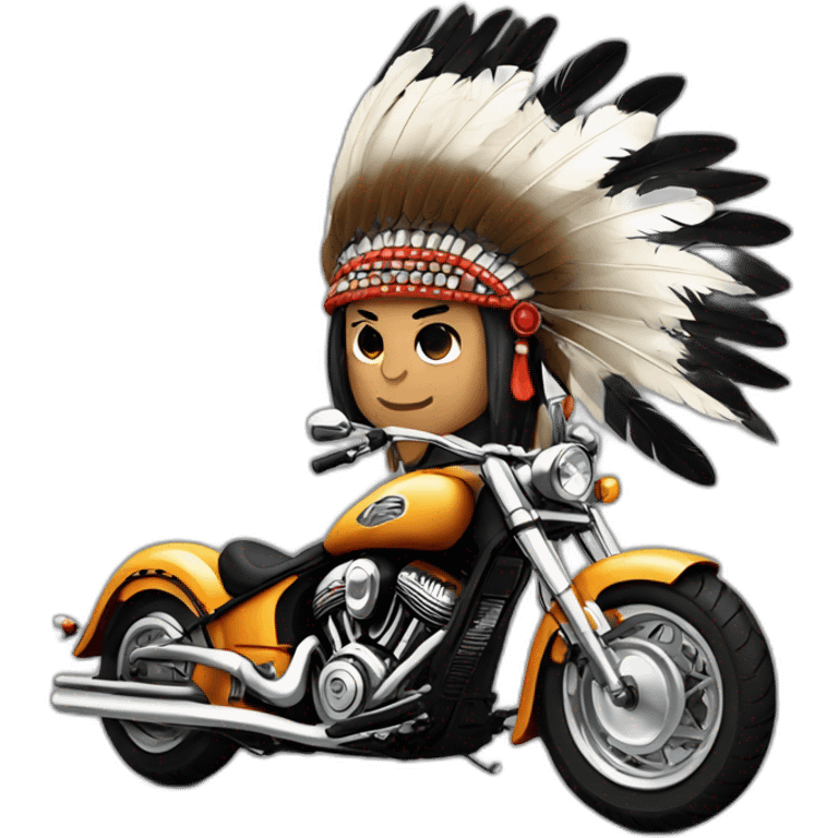 Indian chief bobber emoji