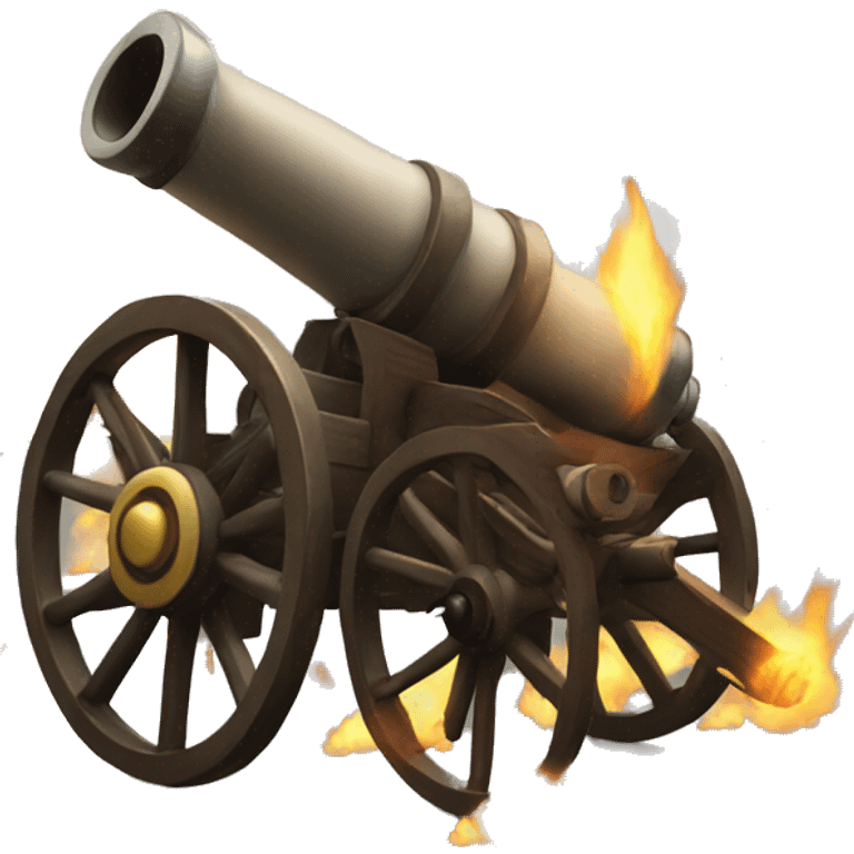 two Cannon fire  emoji