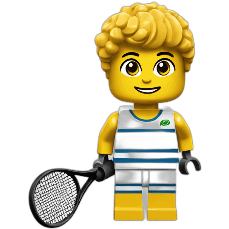 Lego tennis player emoji