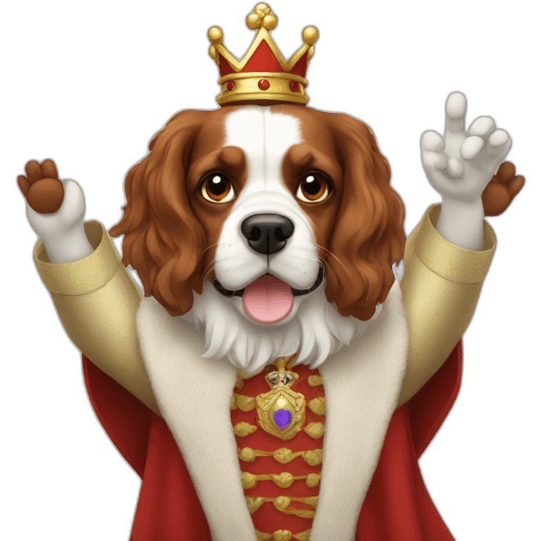 King charles waving emoji