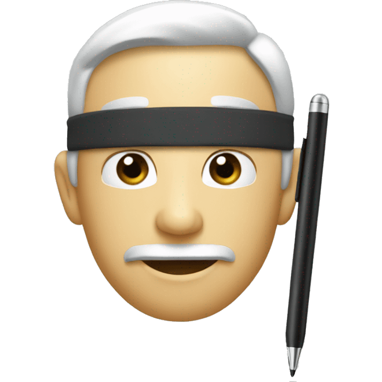 ipad and stylus emoji