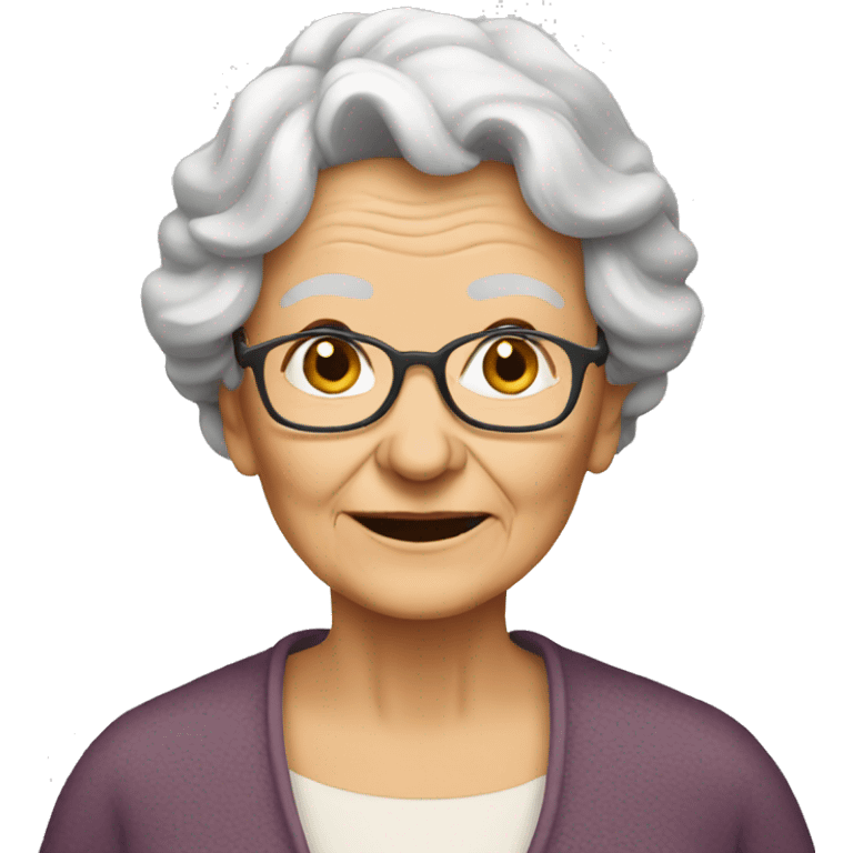 OLD LADY emoji