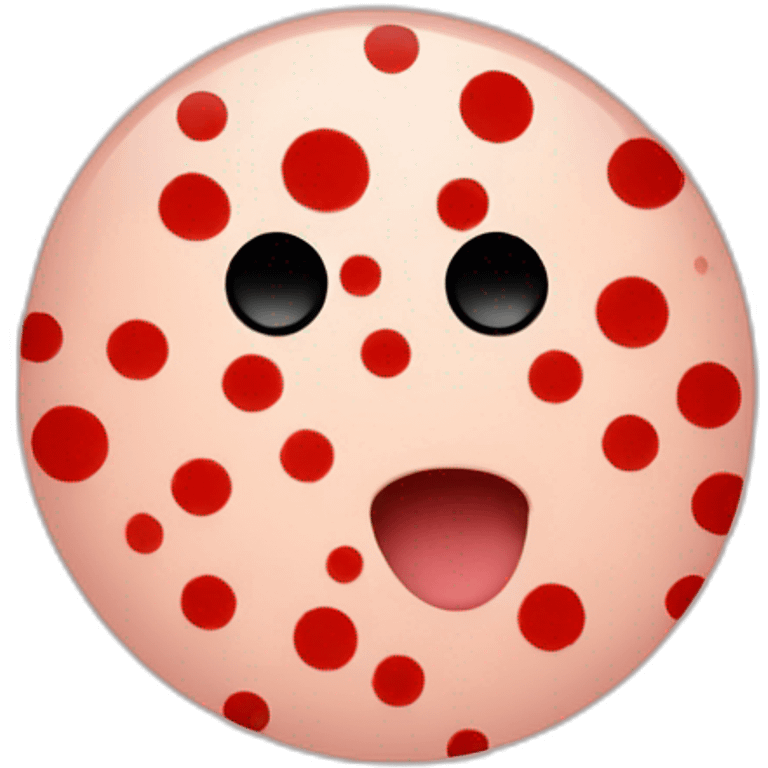 red spots on skin emoji