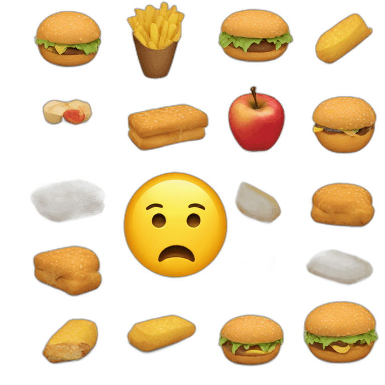 avoid eating emoji