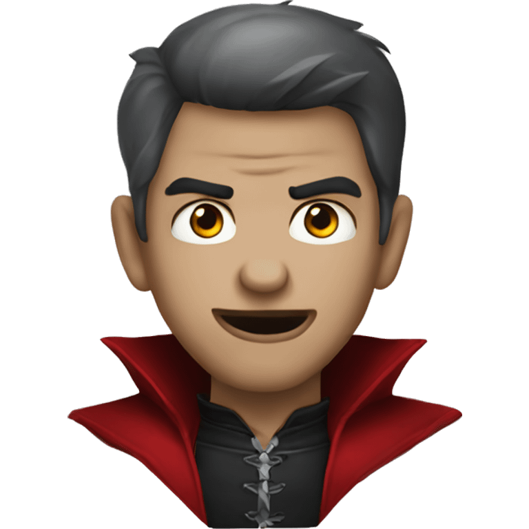 Vampire in red hood emoji