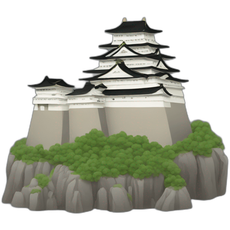 Japanese castle emoji