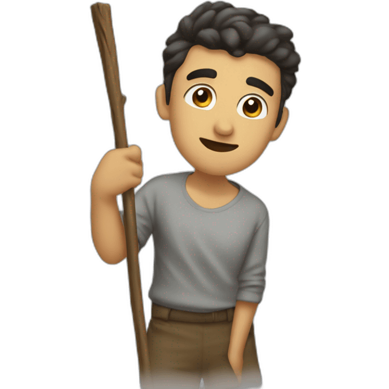 darmanin with a stick emoji