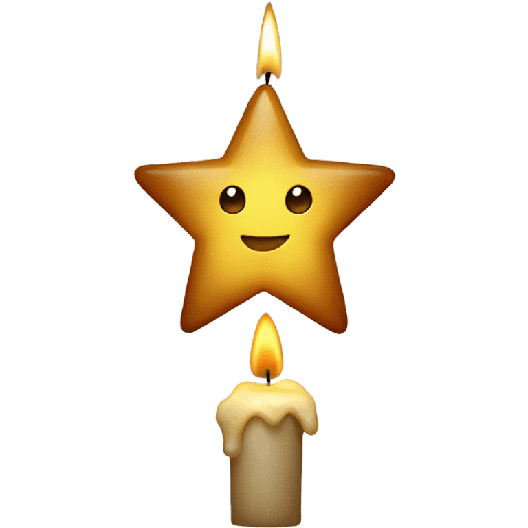 A star candle  emoji