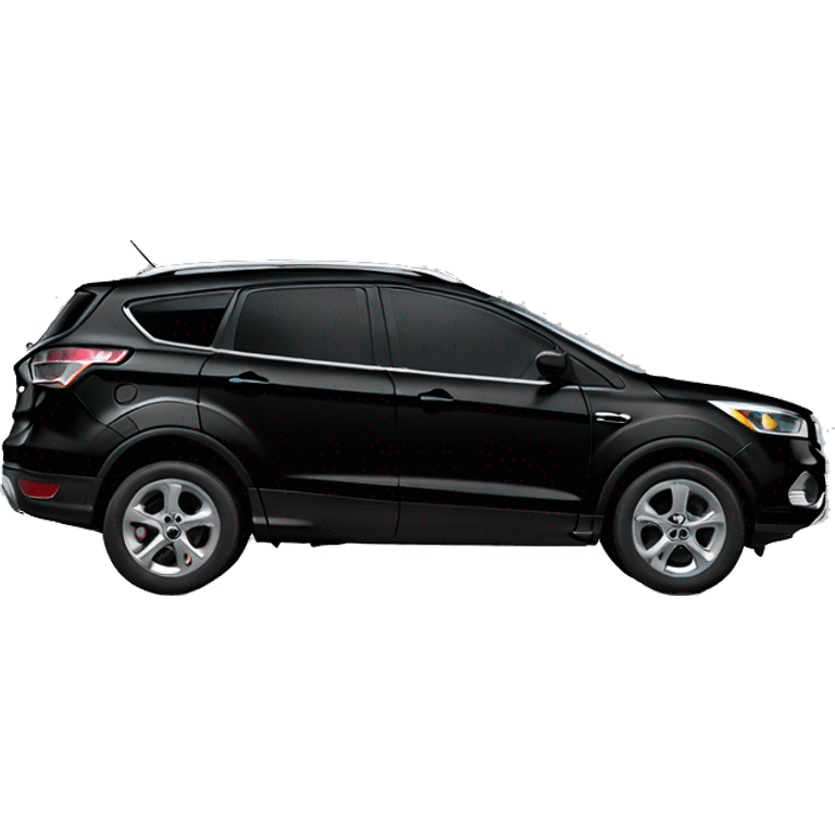 All black ford escape emoji