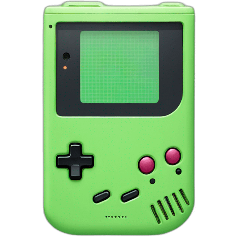 Light green game boy emoji