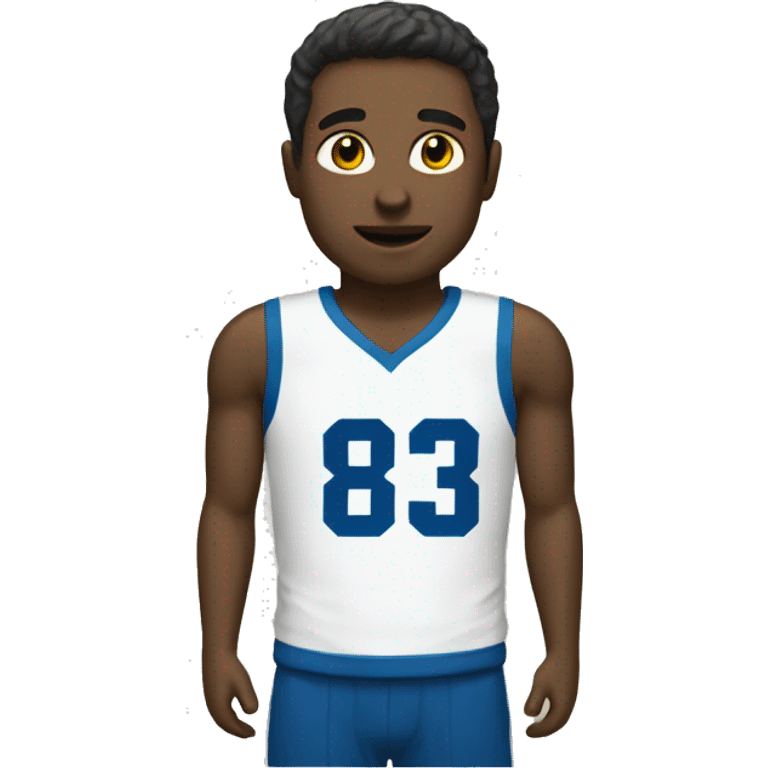 sports jersey number 83 emoji