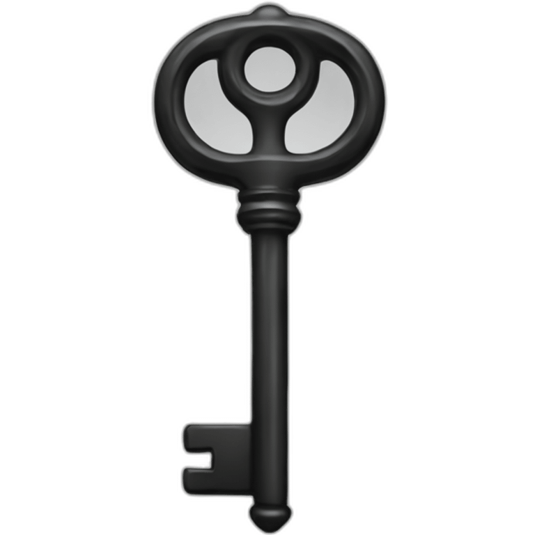 key with ⌘ symbol emoji