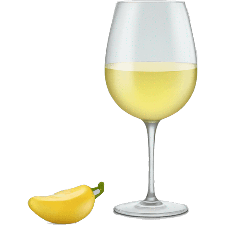 verre de vin blanc emoji