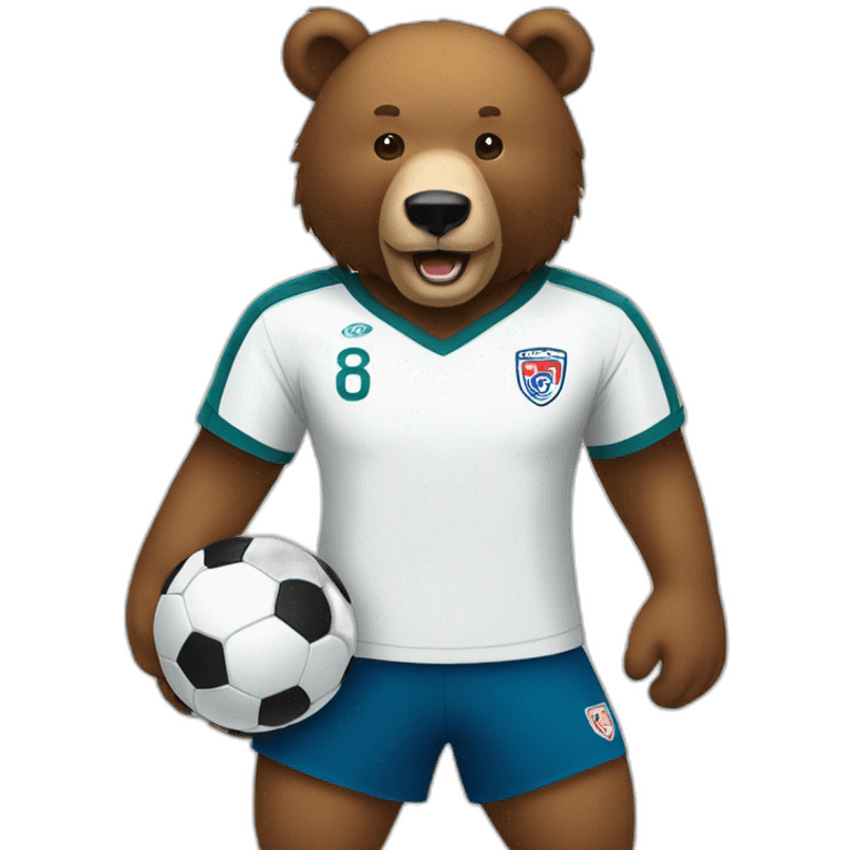 animal big bear soccer player emoji