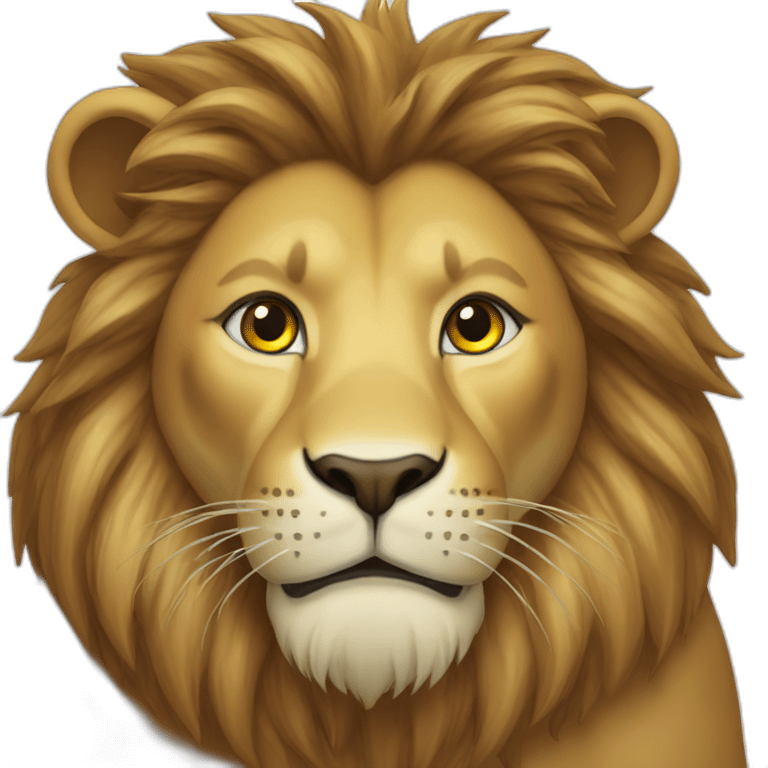 lion qui souri emoji