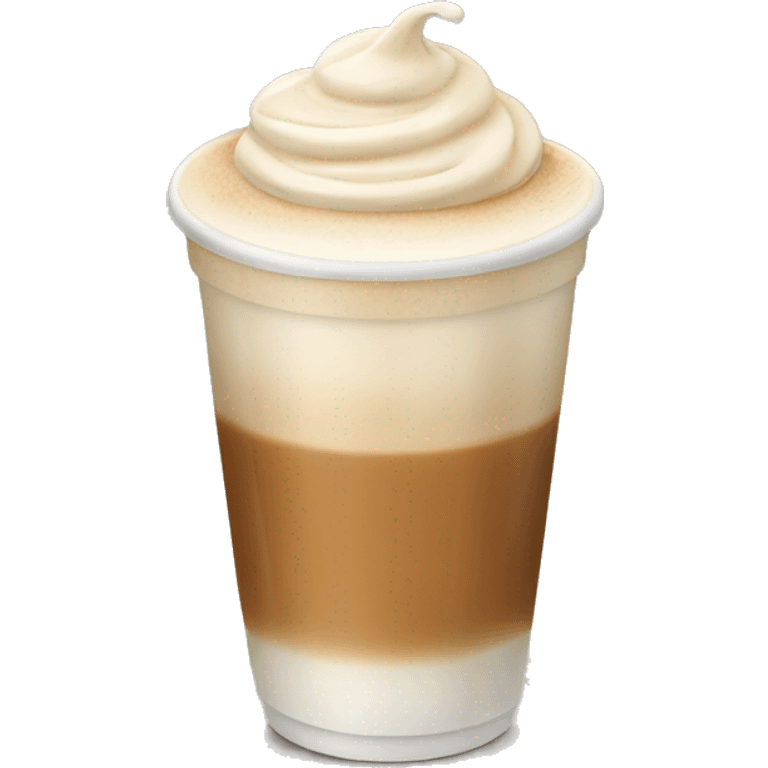 Ice latte emoji