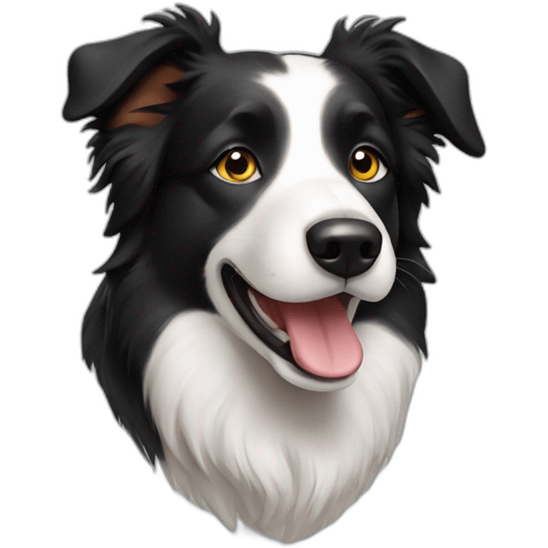 cute border collie emoji