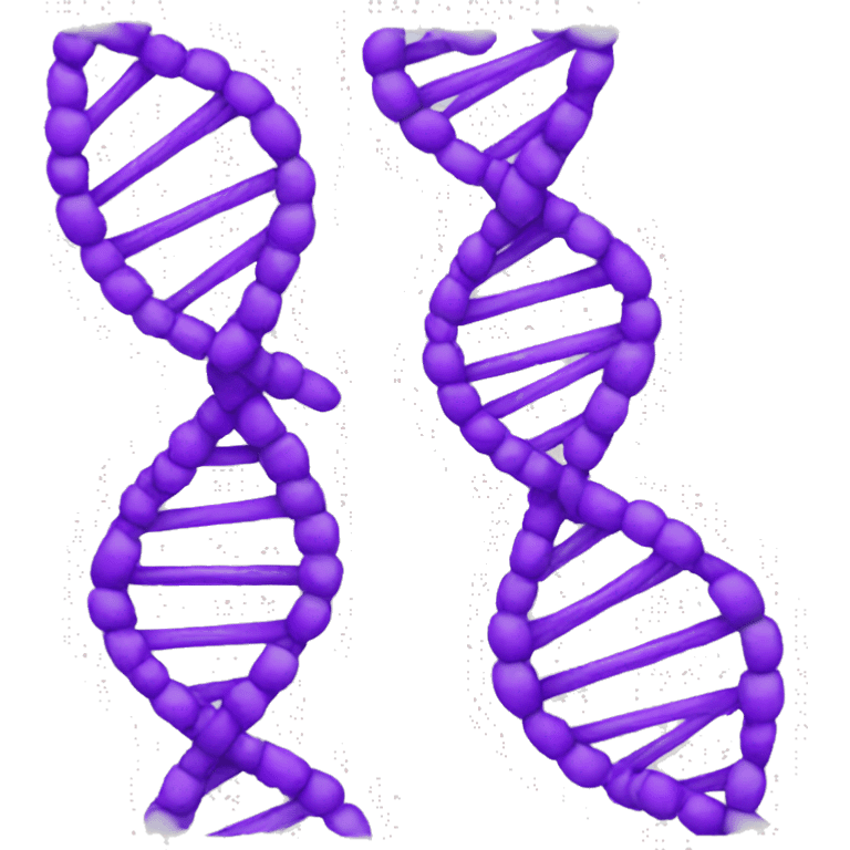 dna helix purple emoji