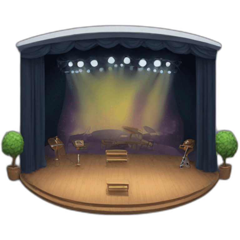 show stage emoji