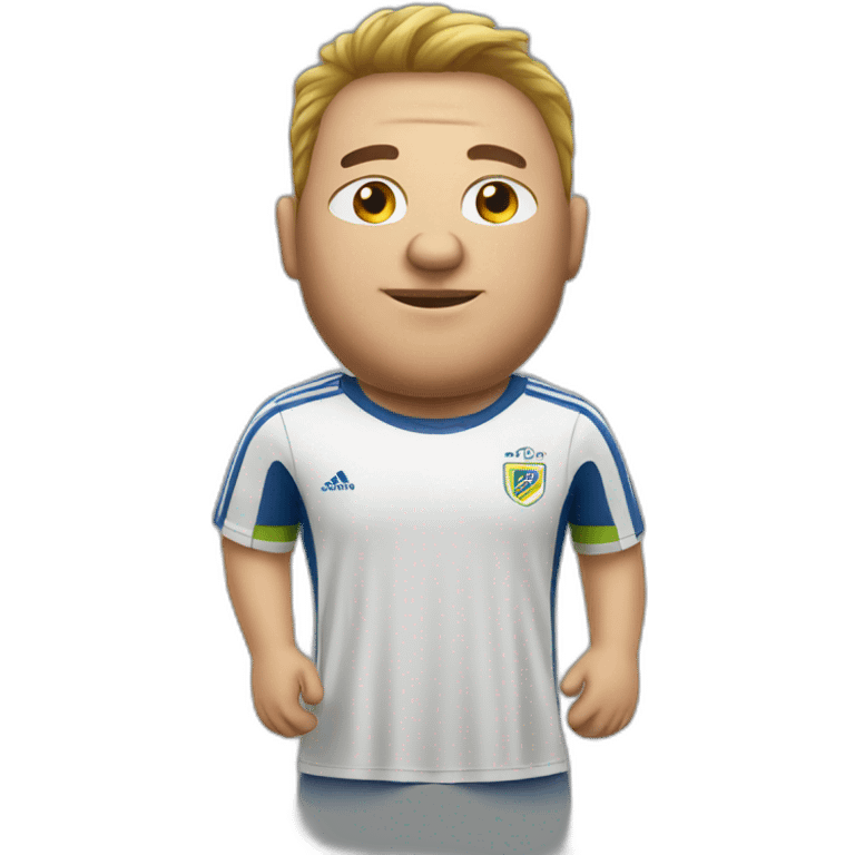 fat soccer player emoji