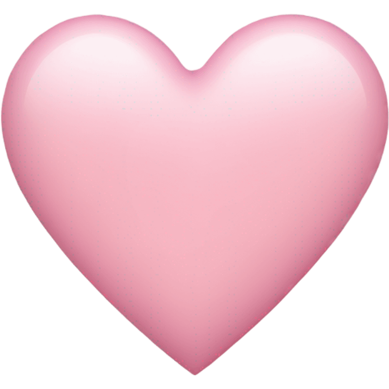 Light pink heart emoji