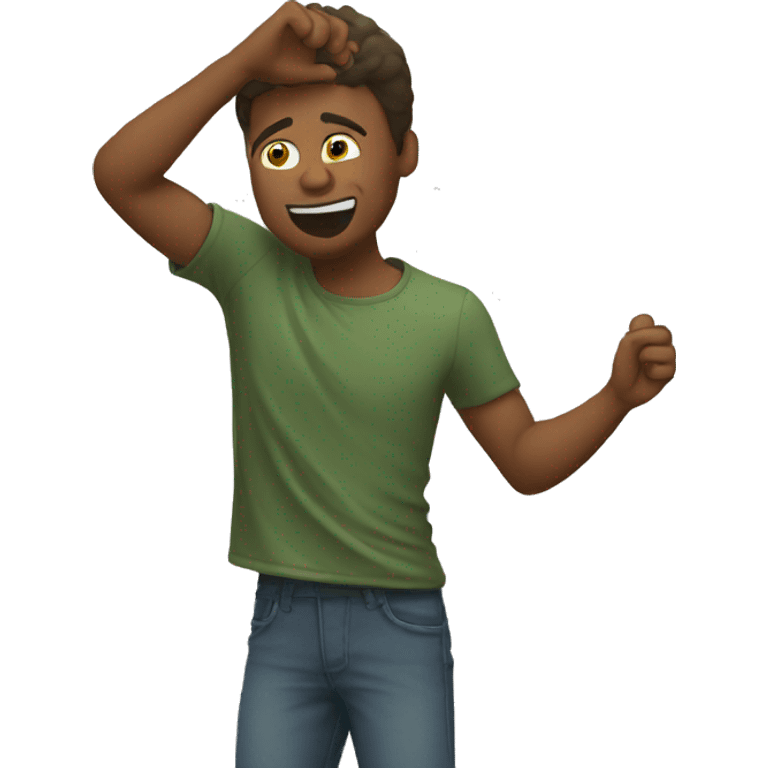 Guy who do the dab  emoji