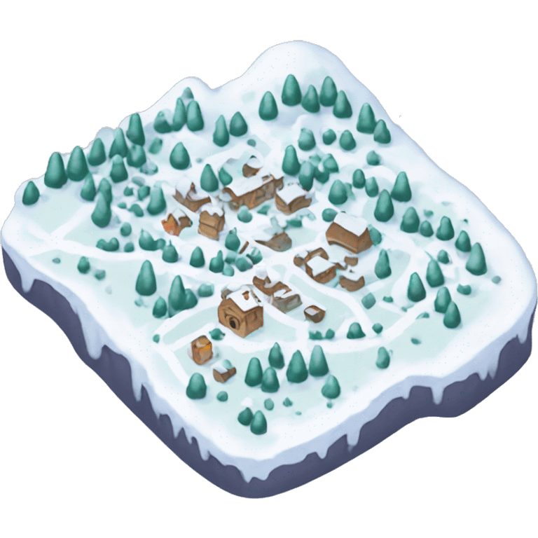 dora map in the snow  emoji