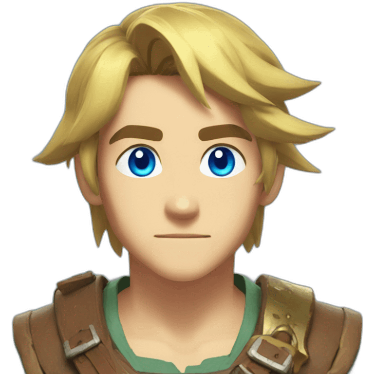 Link breath of the wild blue eyes emoji