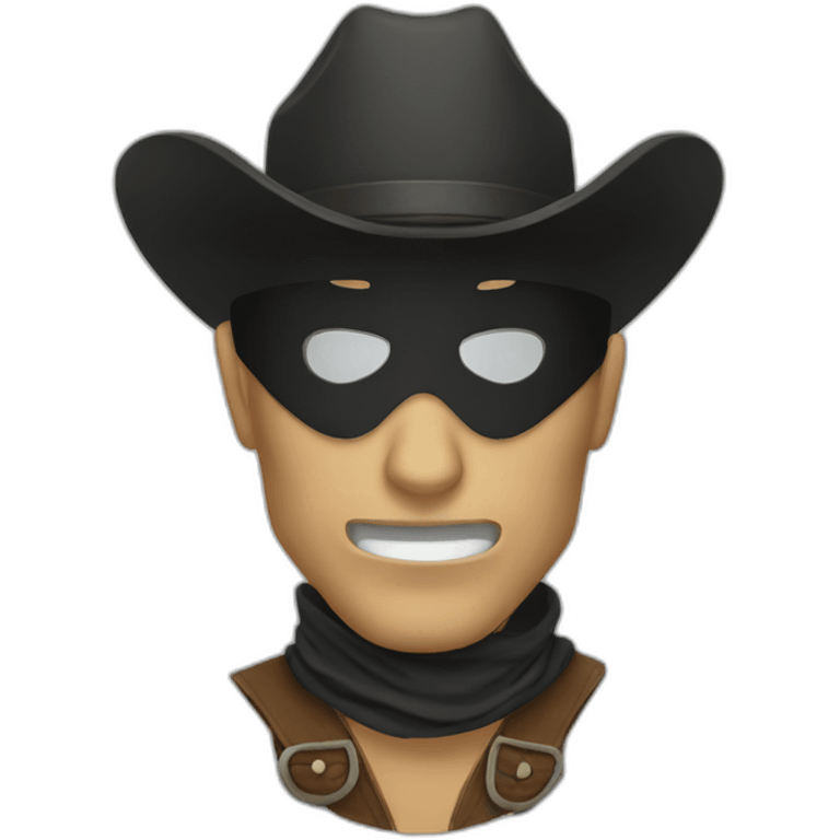 phantom mask cowboy emoji