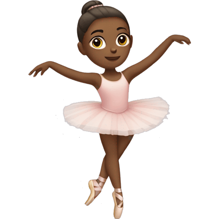 Ballet girl with pointe shoes emoji