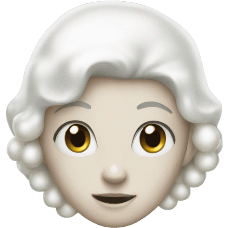 white pearl  emoji