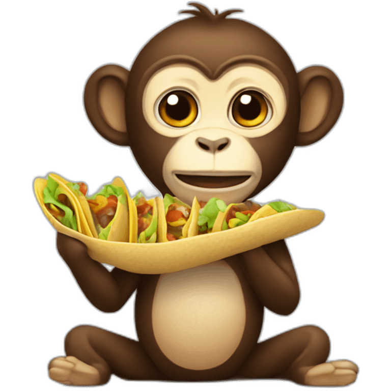 Monkey est tacos emoji