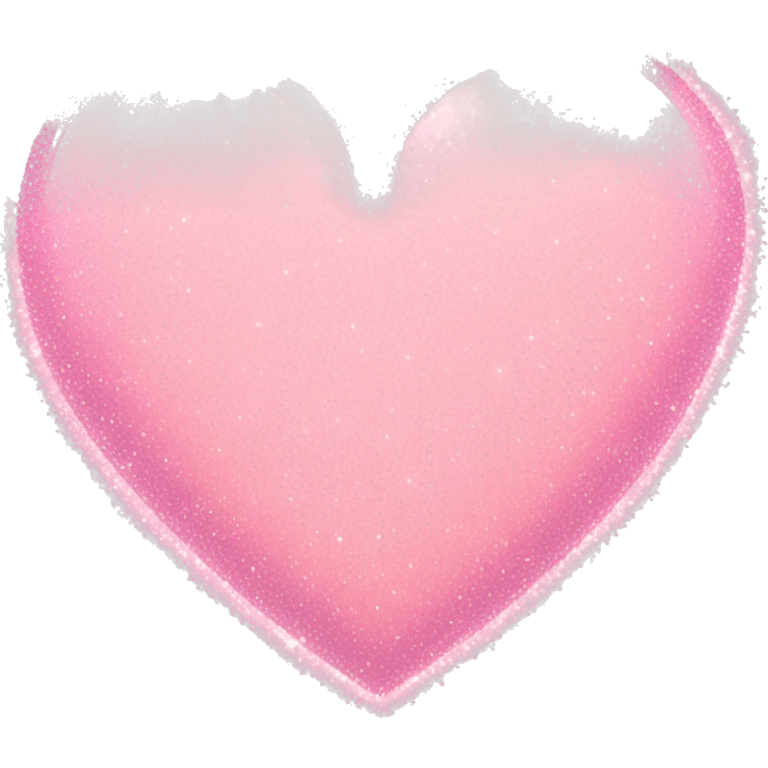 Light pink sparkly heart emoji